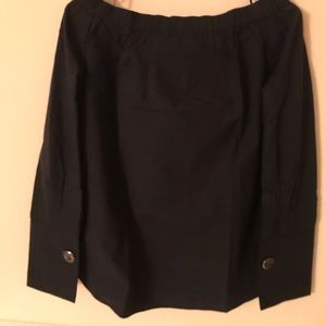 Zara black top with beautiful sleeves